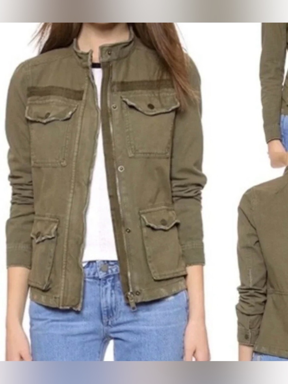 Free people military utility women’s Jacket size small